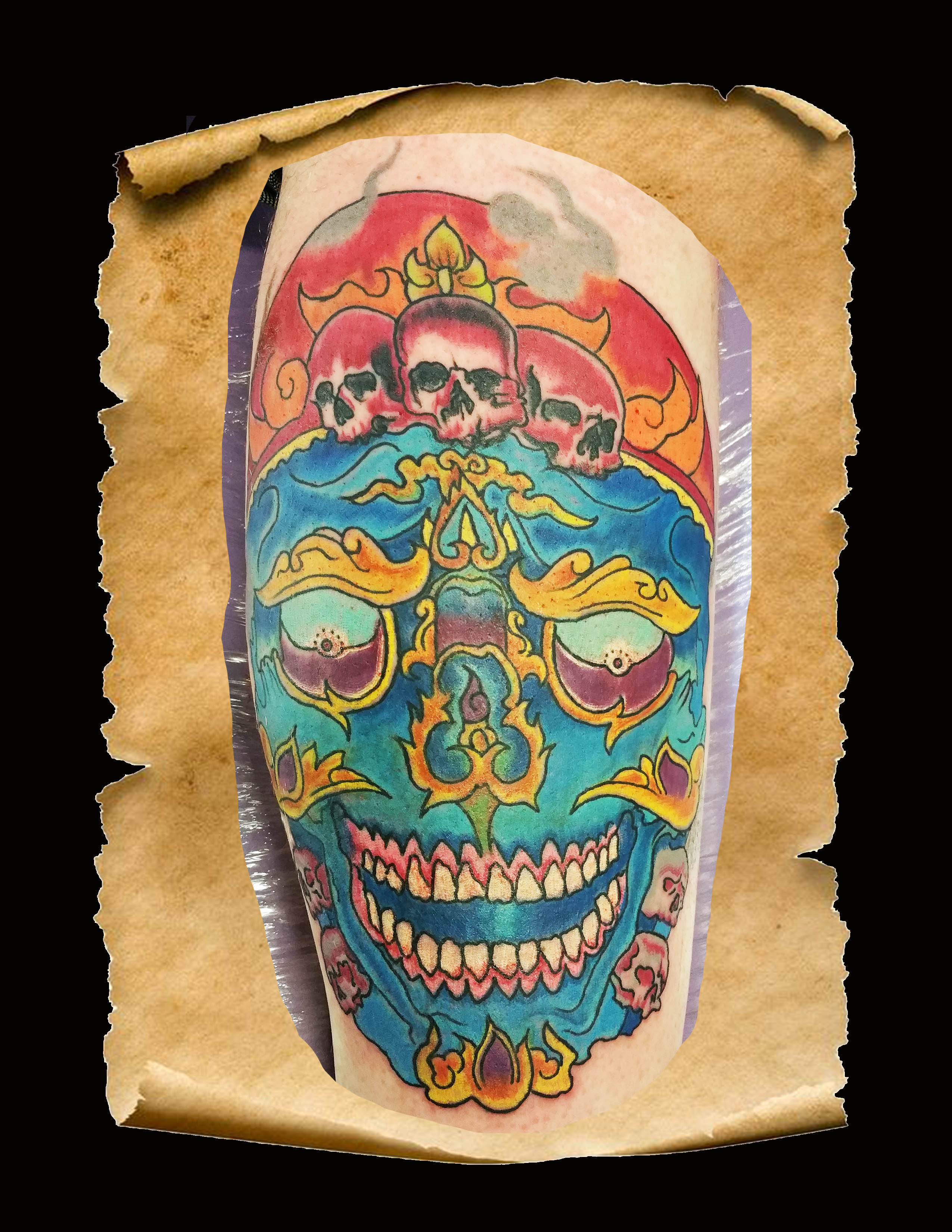 Tibetan Head Color-1 copy